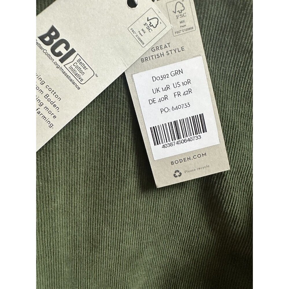 Boden Green Mini Dress - Picture 6 of 9